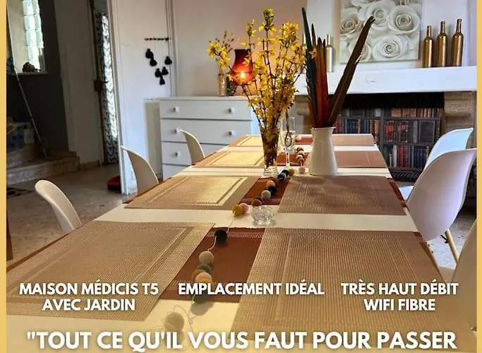 Maison Medicis - T5 Spacieuse Et Calme En Ville - Emplacement Ideal